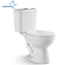 Аквакубическая высококачественная двухсекционная современная керамическая туалетная напольная площадь